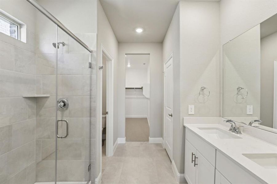 Furnished interior view inside a new home in Simpson Crossing - Spring Series, McKinney (Image 11).