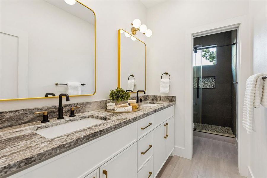 Furnished interior view inside a new home in , Dallas (Image 9).