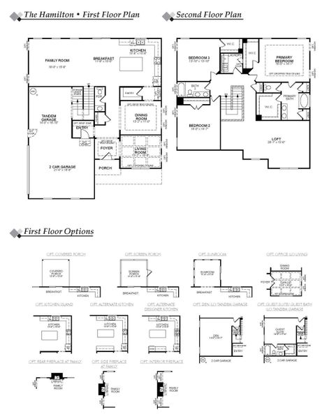 2D floor plan layout for the Hamilton - Waterfront Home by Eastwood Homes in Arbordale, Blythewood, SC (Image 3). 2D floor plan layout for the Hamilton - Waterfront Home by Eastwood Homes in Arbordale, Blythewood, SC (Image 3).