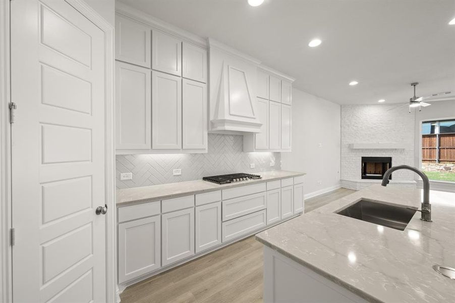 Furnished interior view inside a new home in BridgeWater - Phase 1, Midlothian (Image 7).