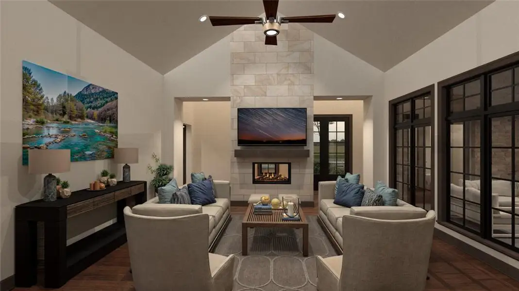 Furnished interior view inside a new home in , Woodway (Image 3). Furnished interior view inside a new home in , Woodway (Image 3).