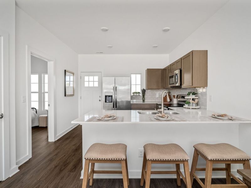 Furnished interior view inside a new home in The Towns at Red River, Gallatin (Image 9). Furnished interior view inside a new home in The Towns at Red River, Gallatin (Image 9).