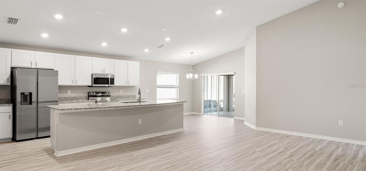 Furnished interior view inside a new home in Bennah Oaks, Belleview (Image 10).