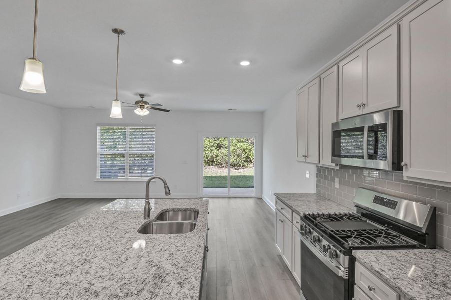 Furnished interior view inside a new home in Kensington Place Townhomes, Lexington (Image 13).