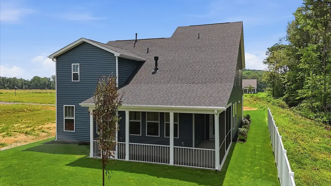 Exterior details and patio area of a home in Harrier Point, Woodruff (Image 4).