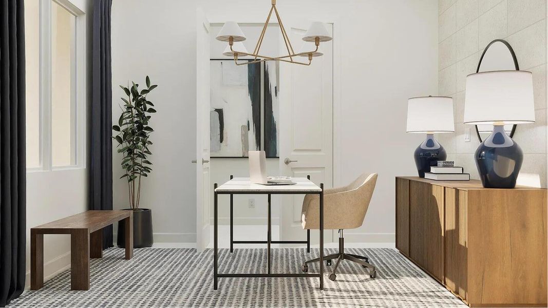 Furnished interior view inside a new home in Lotis Wellington: The Promenade Collection, Wellington (Image 12).