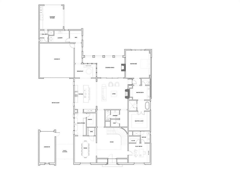 2D floor plan layout of this home in , Dallas, TX (Image 4). 2D floor plan layout of this home in , Dallas, TX (Image 4).