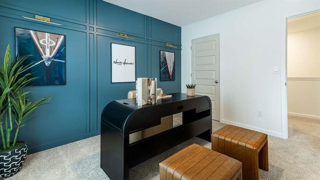 Furnished interior view inside a new home in Barrett Cove, Marietta (Image 10).