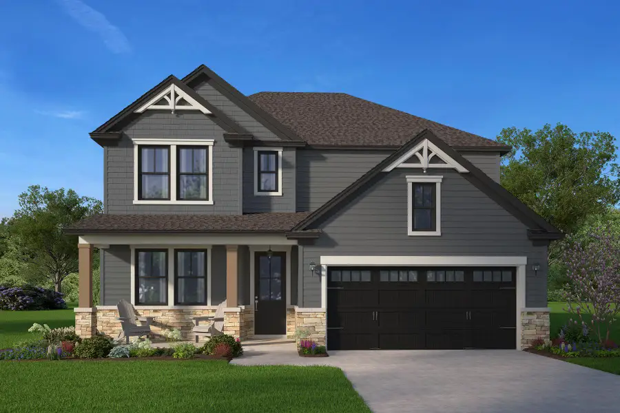 Representative exterior photo of a completed home built from the Sullivan by Hunter Quinn Homes in Montague Lakes, Easley, SC (Image 2).