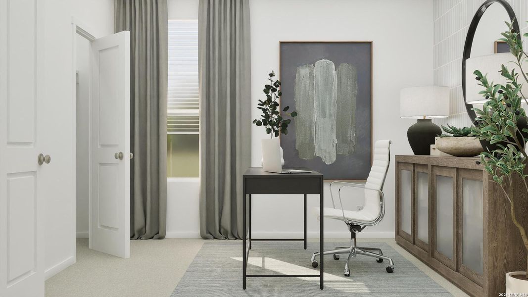 Furnished interior view inside a new home in Rose Valley, Converse (Image 31).