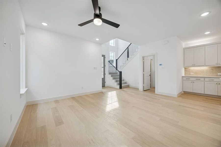 You'll enjoy a spacious living room perfect for entertaining family and friends in our new Emmeline floor plan!