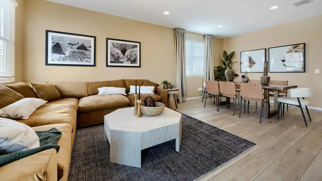 Representative furnished interior of a home built from the Hadley Plan 3470 by Lennar in Teravalis, Buckeye (Image 12).