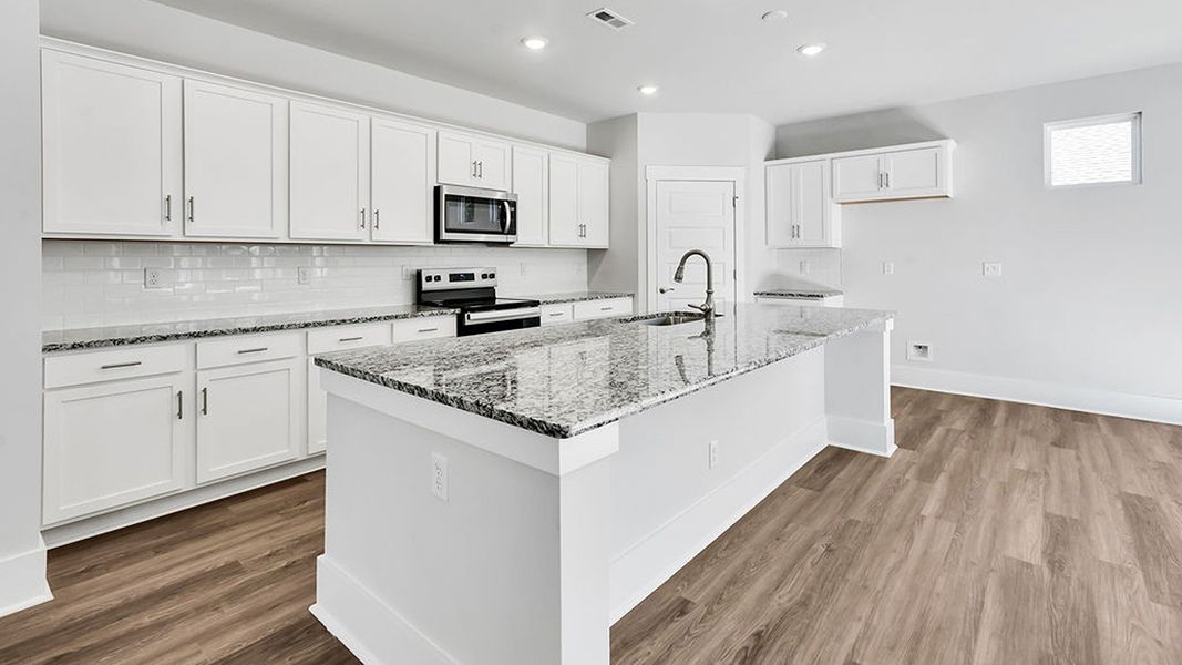 Furnished interior view inside a new home in The Haven at Indigo Preserve, Leland (Image 5).