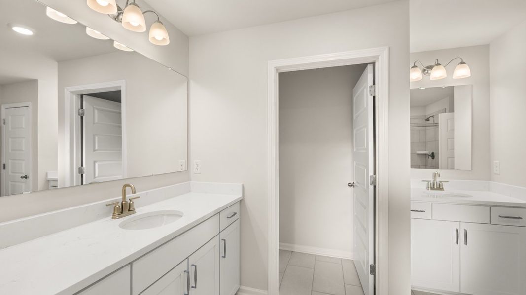 Furnished interior view inside a new home in Heritage Pointe, Senoia (Image 14).