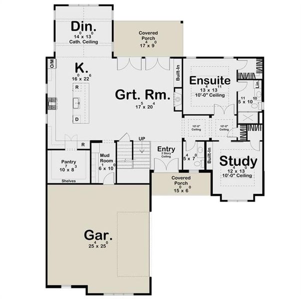 2D floor plan layout of this home in , Marietta, GA (Image 5).