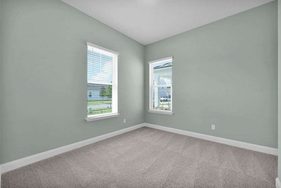 Representative unfurnished interior of a home built from the Crescent by Riverside Homes in Mariposa at EverRange, Jacksonville (Image 19).