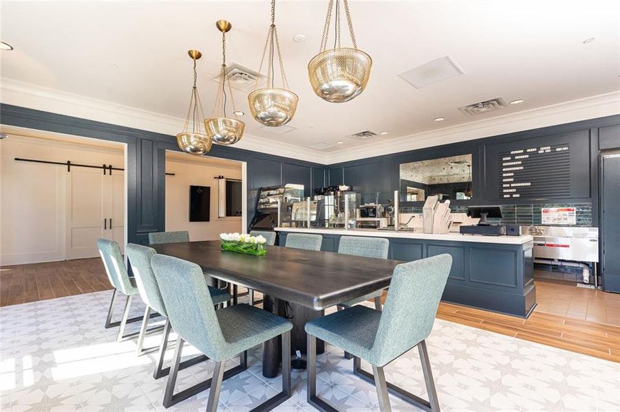 Furnished interior view inside a new home in Soleil Belmont Park, Canton (Image 3).