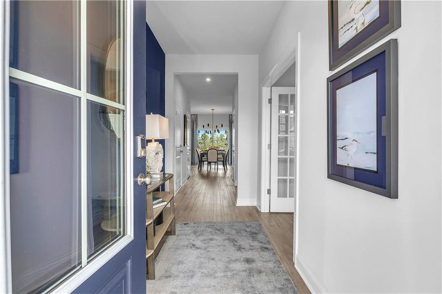Furnished interior view inside a new home in Riverside Ridge, Lawrenceville (Image 5).