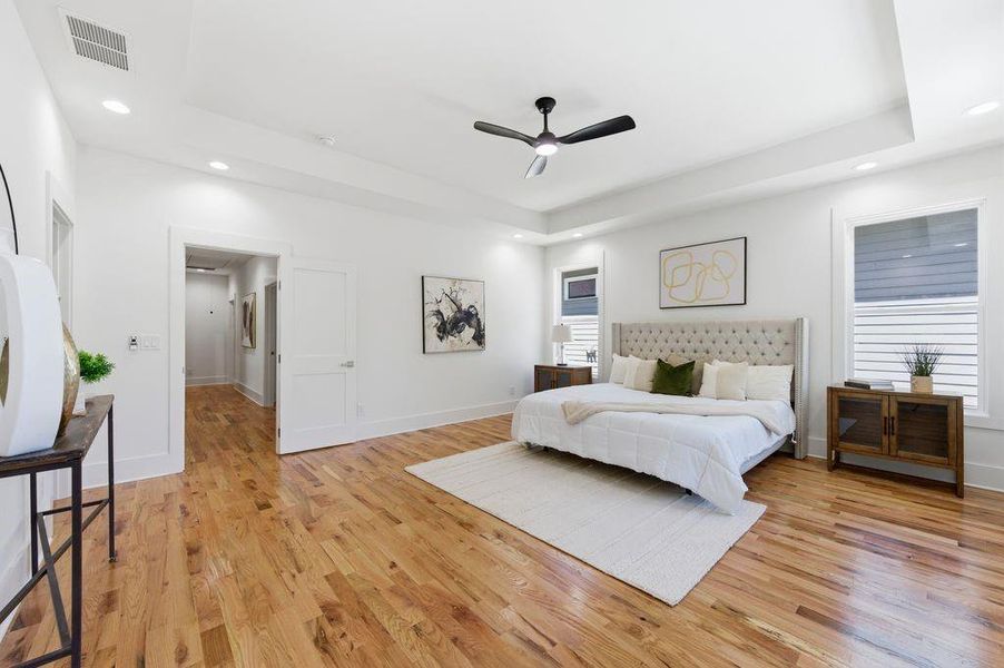 Furnished interior view inside a new home in , Atlanta (Image 6).
