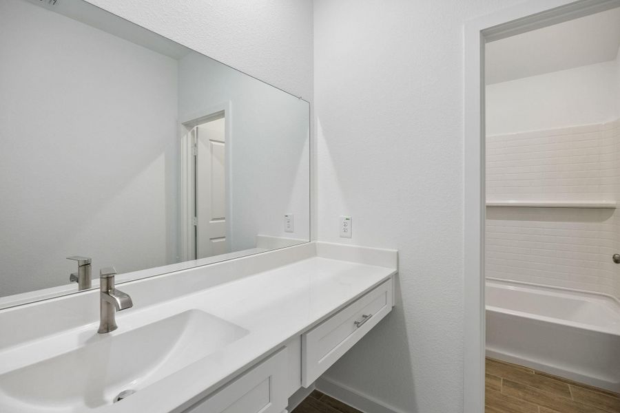 Furnished interior view inside a new home in Windcress, Cove (Image 17).