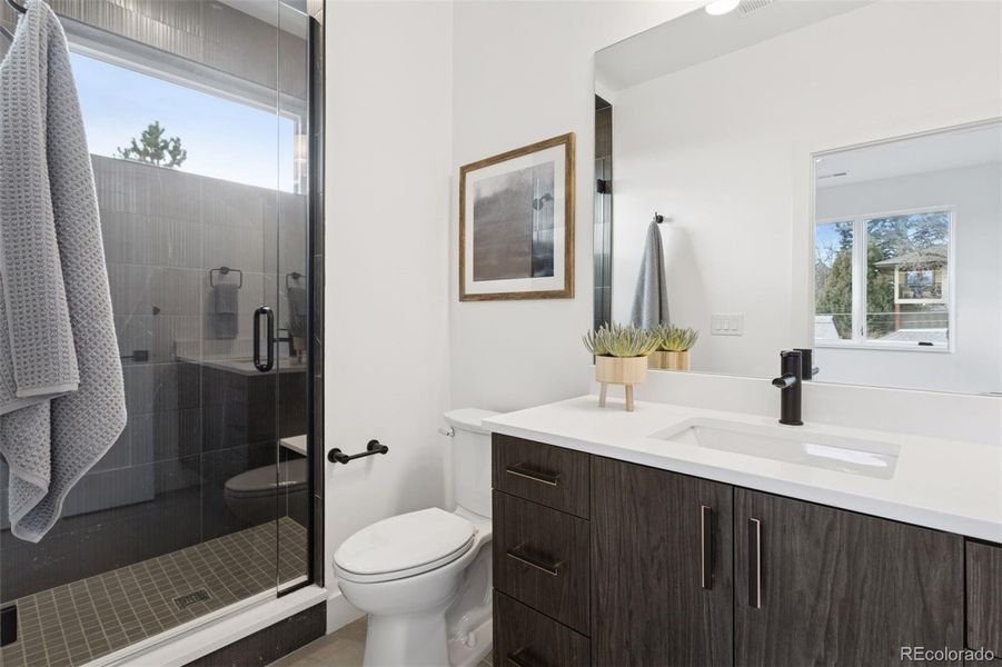 Furnished interior view inside a new home in , Denver (Image 12).