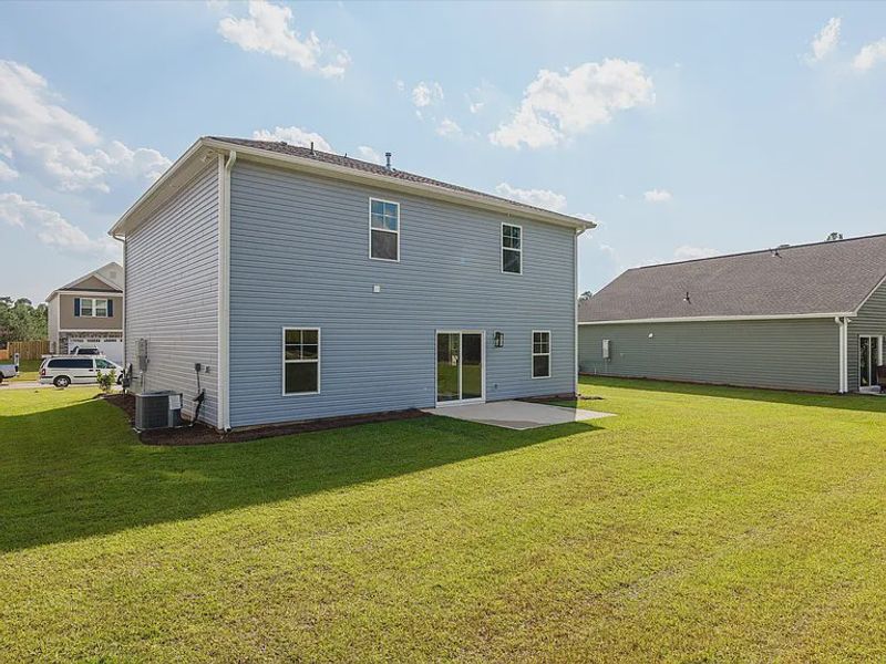 Exterior details and patio area of a home in Portrait Hills, Aiken (Image 4).