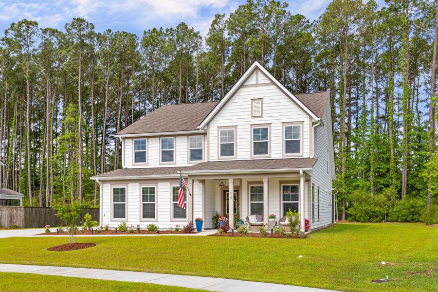 Front exterior of a new home in , Johns Island, SC, highlighting curb appeal (Image 23).