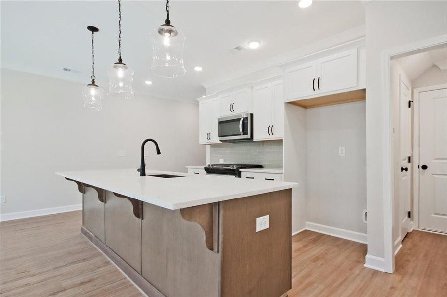 Furnished interior view inside a new home in River Walk Place, Lawrenceville (Image 5).