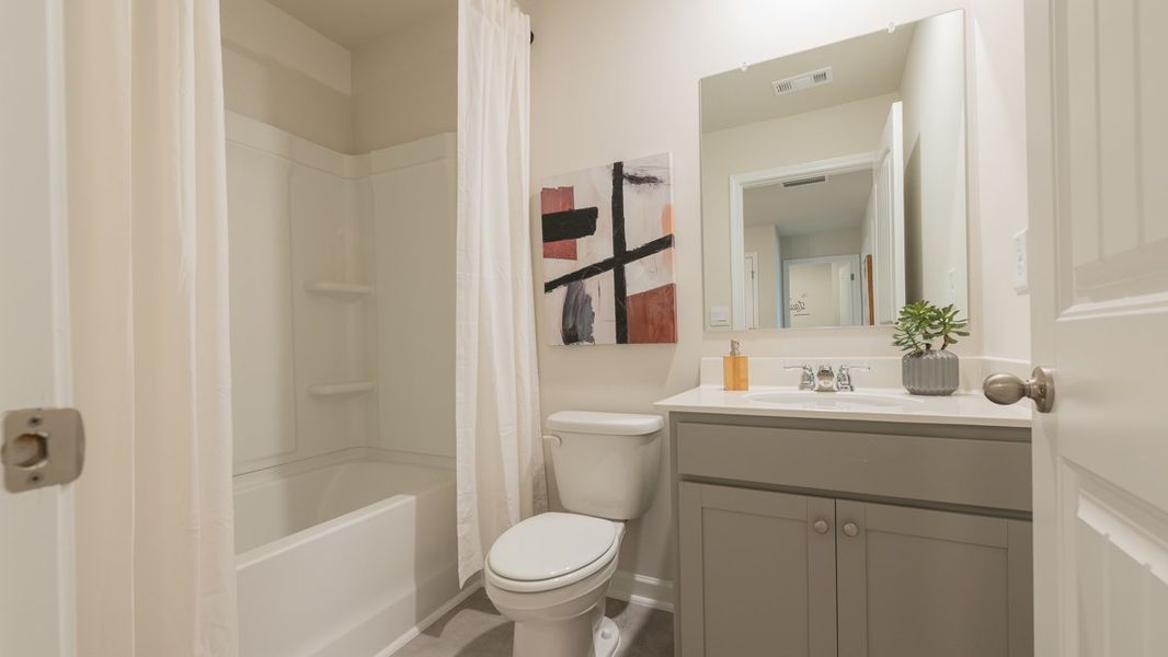 Furnished interior view inside a new home in Barrett Cove, Marietta (Image 25).