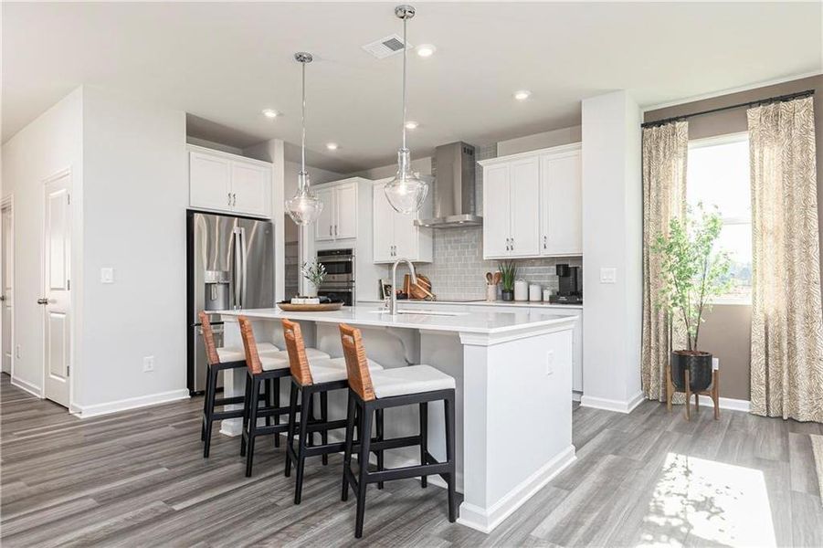 Furnished interior view inside a new home in Riverside Ridge, Lawrenceville (Image 26).
