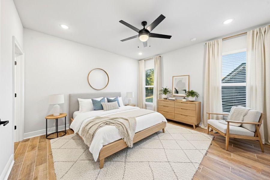 Front exterior of a new home in Crescent and Symphony at Hammock Bay, Freeport, FL, highlighting curb appeal (Image 15). Front exterior of a new home in Crescent and Symphony at Hammock Bay, Freeport, FL, highlighting curb appeal (Image 15).