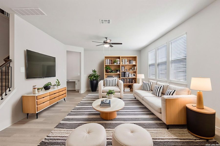 Furnished interior view inside a new home in Thomas Pond, San Antonio (Image 16).