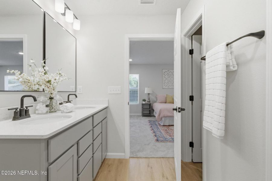 Furnished interior view inside a new home in , Jacksonville (Image 18).