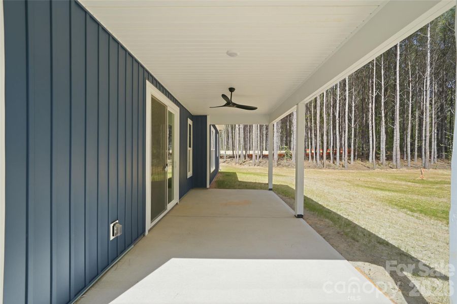 Exterior details and patio area of a home in , York (Image 16).