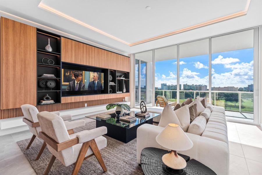 Furnished interior view inside a new home in , Boca Raton (Image 7).
