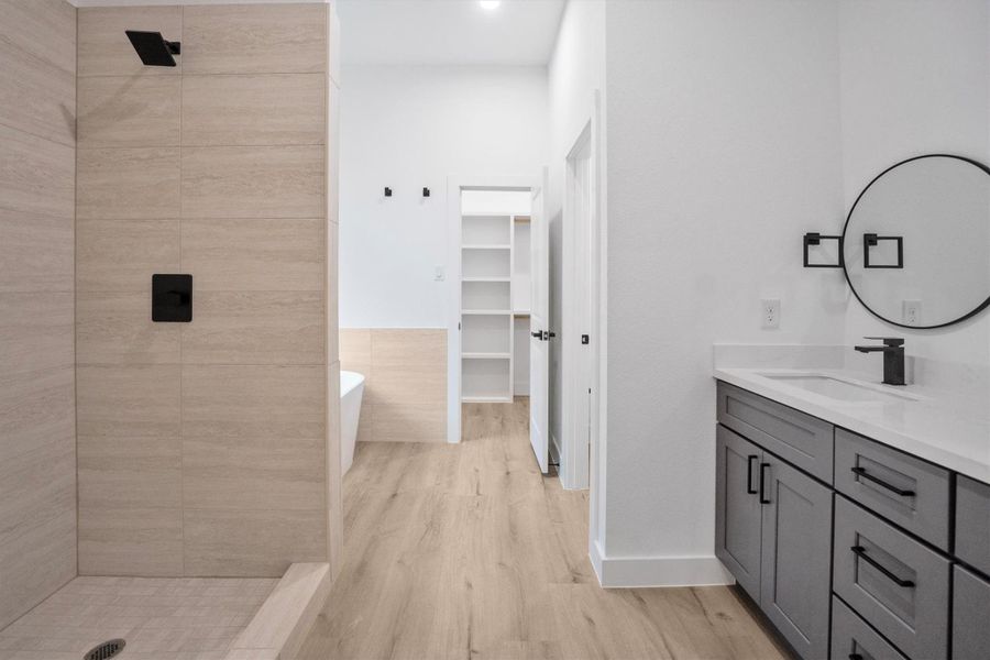 Furnished interior view inside a new home in , Montgomery (Image 16). Furnished interior view inside a new home in , Montgomery (Image 16).