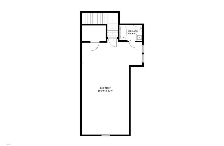 2D floor plan layout of this home in , Woodstock, GA (Image 4).