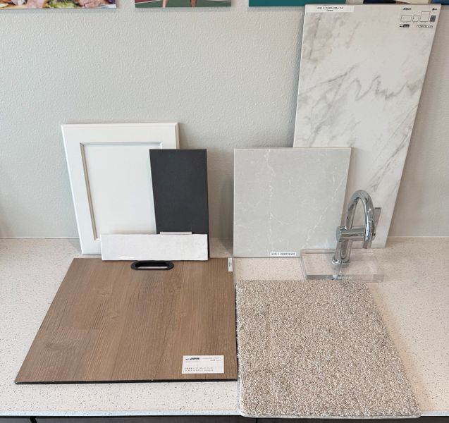 Sample of building materials used in homes in Trailside, Timnath (Image 45).