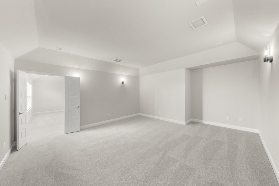 Spacious, unfurnished interior of a new home in Brookshire at Legacy Hills, Celina (Image 28). Spacious, unfurnished interior of a new home in Brookshire at Legacy Hills, Celina (Image 28).