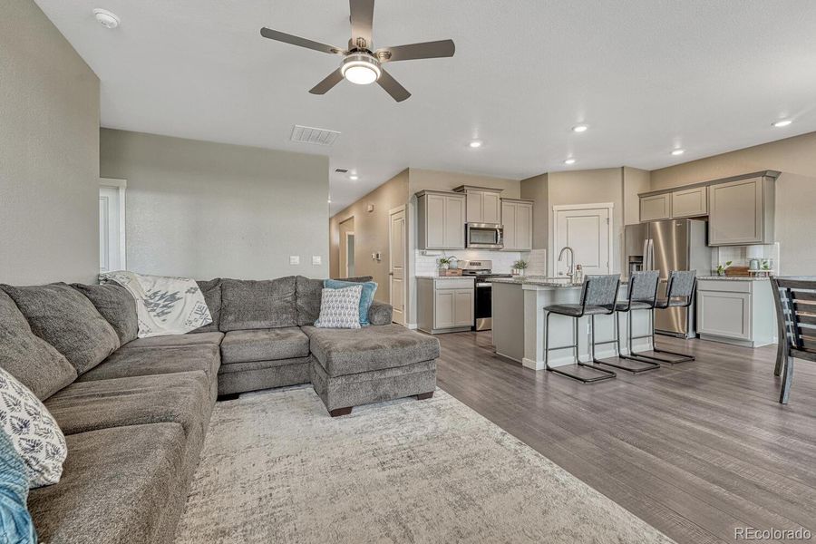 Furnished interior view inside a new home in Spring Valley Ranch, Elizabeth (Image 29).