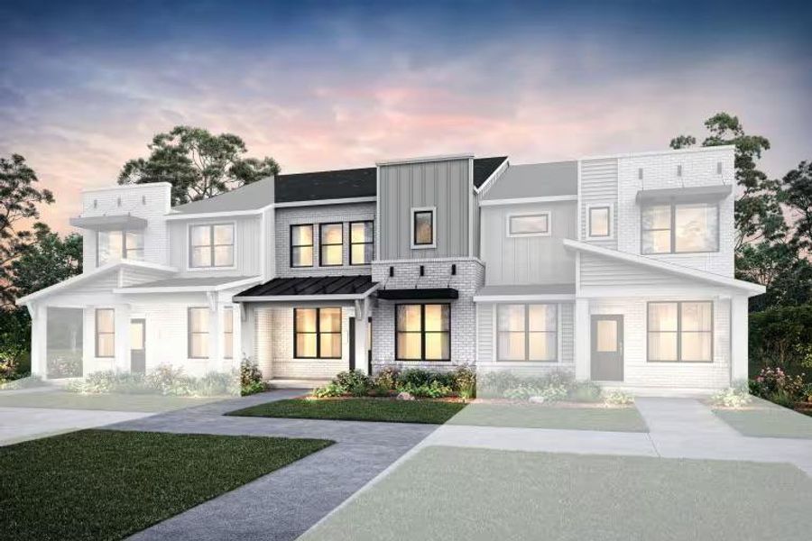 Pulte Homes, Waller 3-Plex, rendering Pulte Homes, Waller 3-Plex, rendering