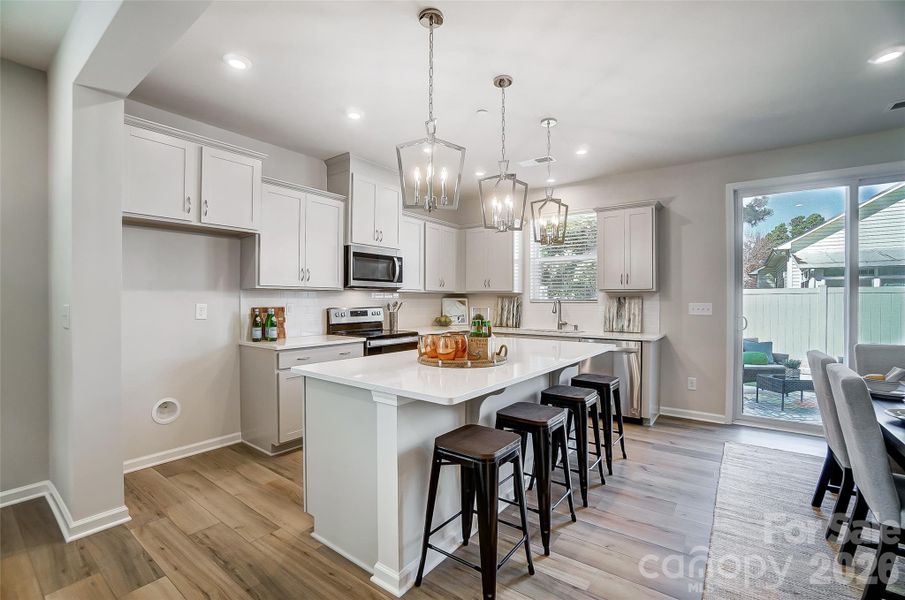 Kitchen with Island-Photo Similar to Subject Property