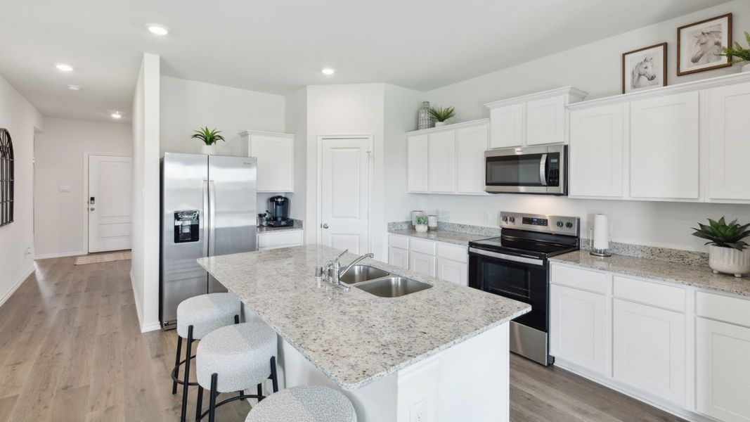 Furnished interior view inside a new home in Riverfield, Josephine (Image 10).