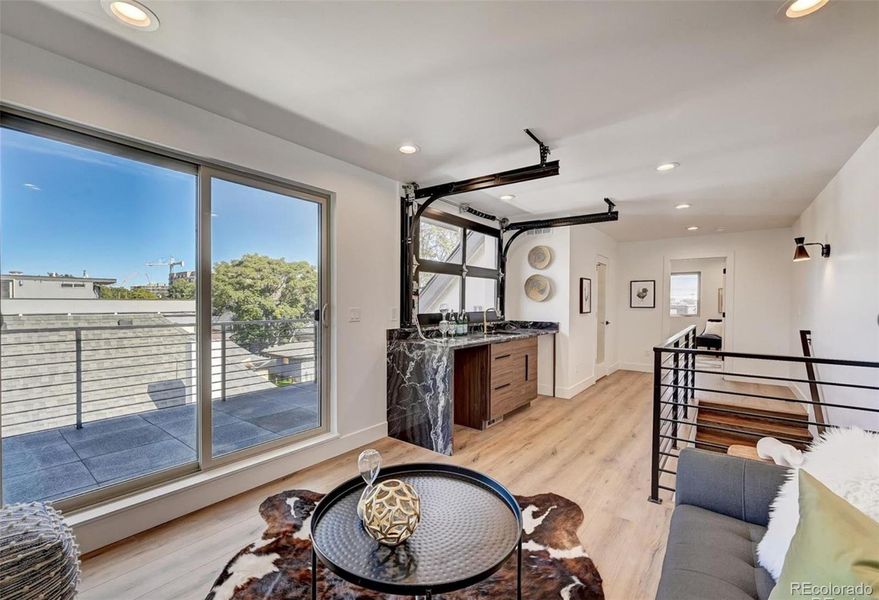 Furnished interior view inside a new home in , Denver (Image 10).