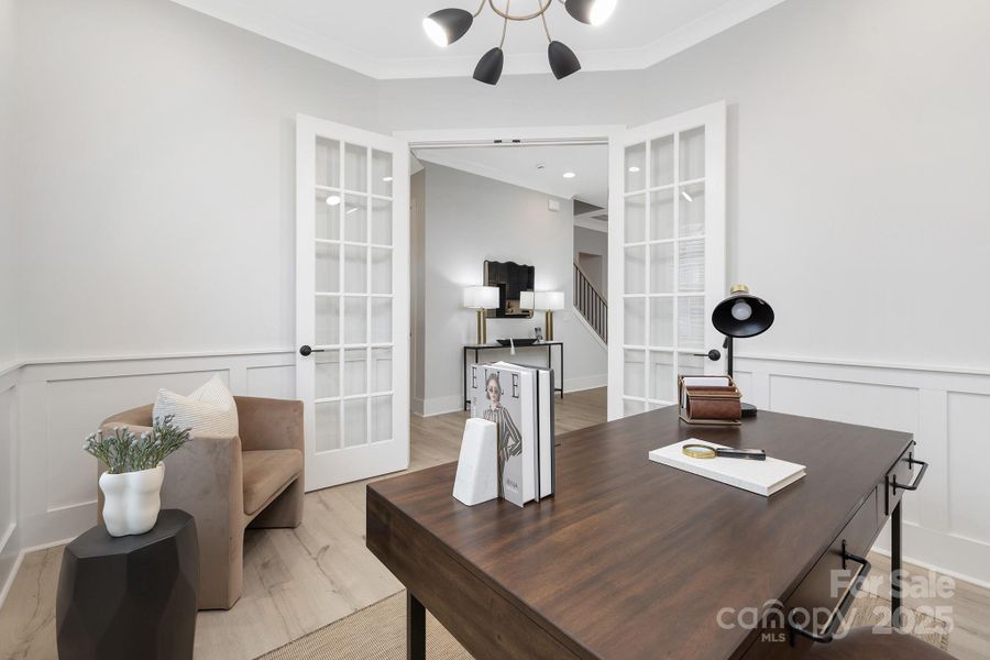 Furnished interior view inside a new home in , Charlotte (Image 23).