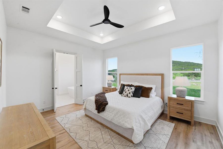 Furnished interior view inside a new home in , Graford (Image 6).