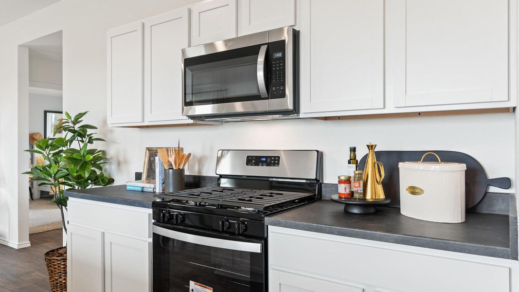 Furnished interior view inside a new home in Wayside, Uhland (Image 7).