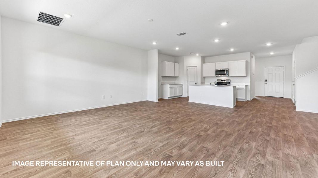 Representative unfurnished interior of a home built from the The Ozark by D.R. Horton in Durango, Mustang Ridge (Image 21).