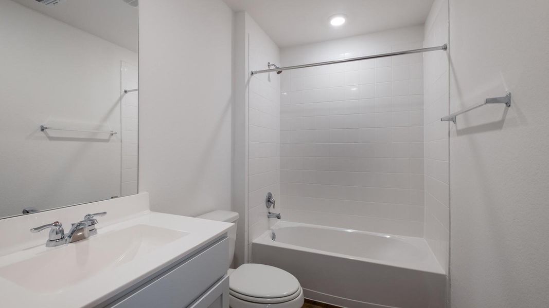 Furnished interior view inside a new home in Talavera, Kyle (Image 9). Furnished interior view inside a new home in Talavera, Kyle (Image 9).