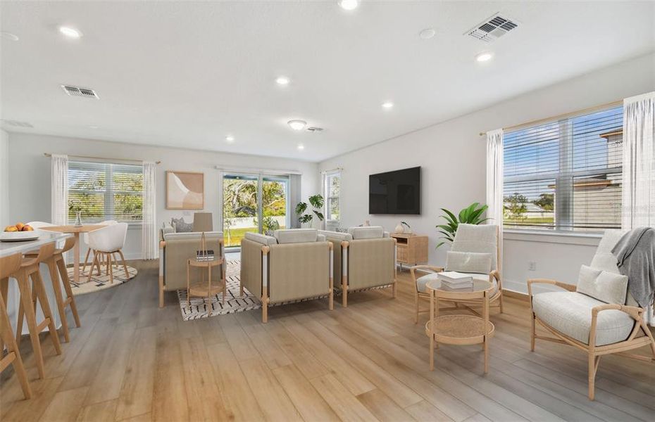 Furnished interior view inside a new home in Spencer Glen, Riverview (Image 3).